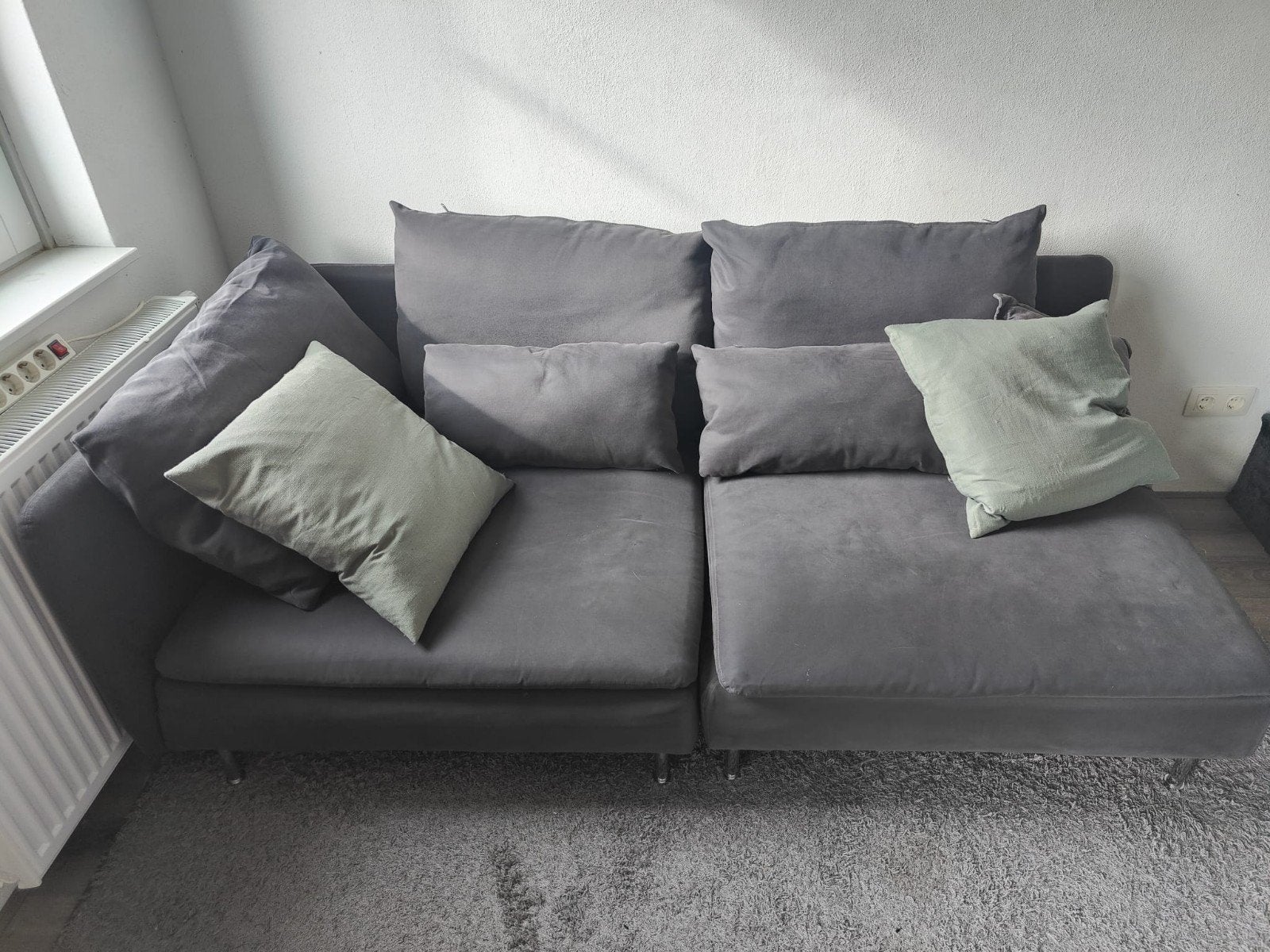 Soderhamn bank IKEA (2 delen), Huis en Inrichting, Ophalen, Gebruikt, 150 tot 200 cm, Tweepersoons