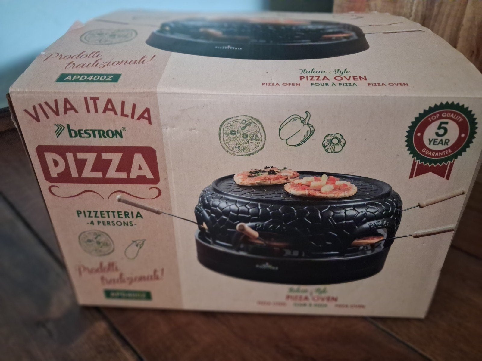 pizzarette, Tuin en Terras, Pizzaovens, Ophalen of Verzenden, Zo goed als nieuw
