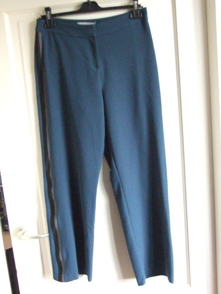Asos nieuwe petrolkleurige broek met bies maat 40, Kleding | Dames, Maat 38/40 (M), Blauw, Nieuw, Ophalen of Verzenden