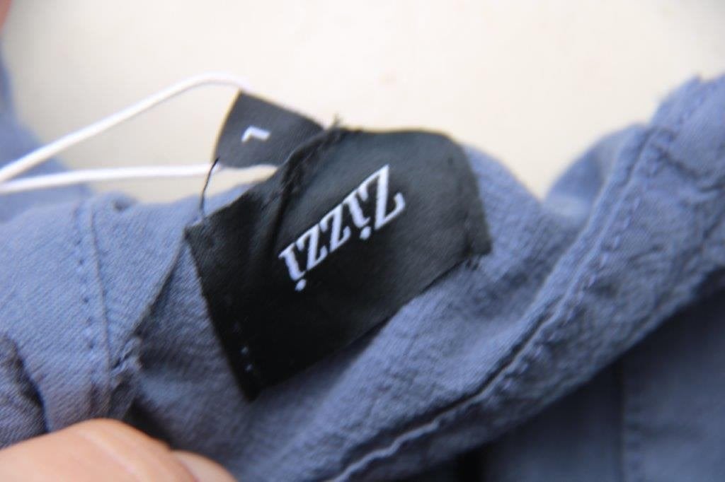 Tuniektop blauwgrijs Zizzi mt L (50/52) Nieuw Vaste prijs, Zizzi, Blauw, Blouse of Tuniek, Nieuw