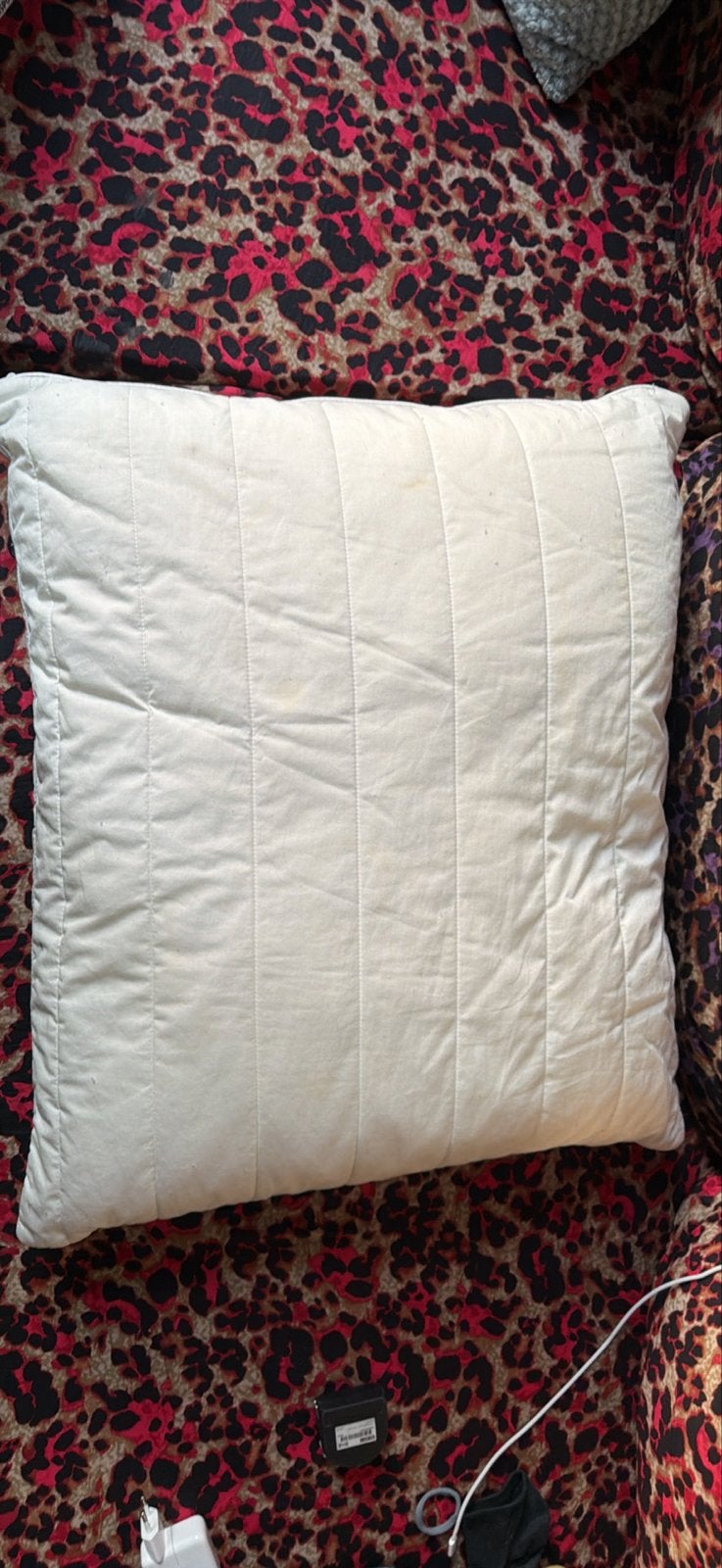 IKEA RUMSMALVA ergonomisch hoofdkussen 50x60, Gebruikt, Wit, IKEA, Hoofdkussen