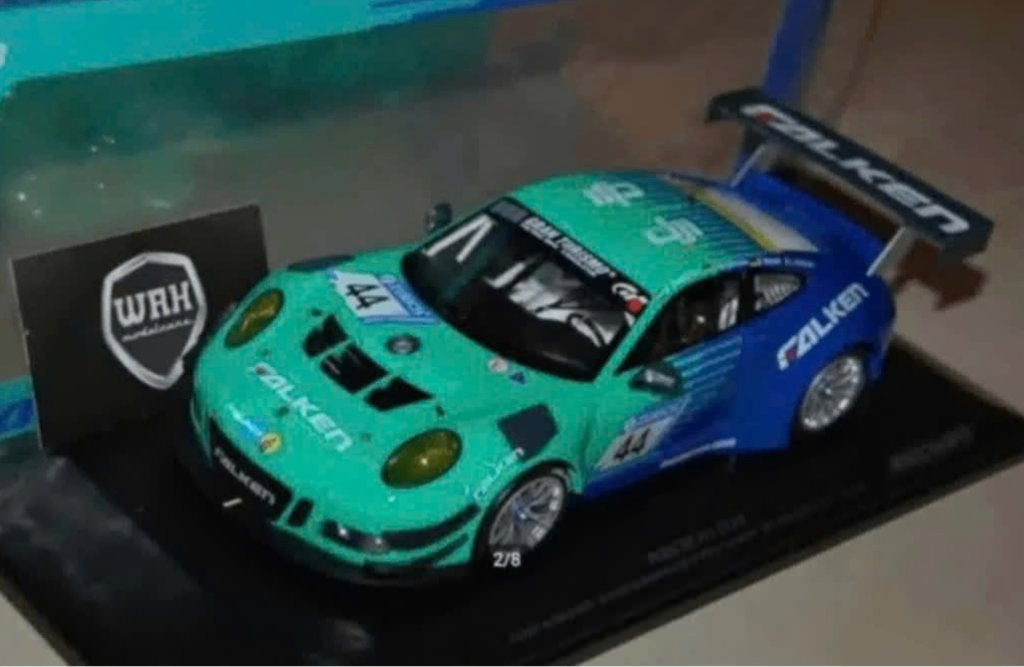 PORSCHE 911 GT3 R 2017 #44 FALKEN Minichamps LTD 400 WRH, Hobby en Vrije tijd, Modelauto's | 1:18, Verzenden, Zo goed als nieuw