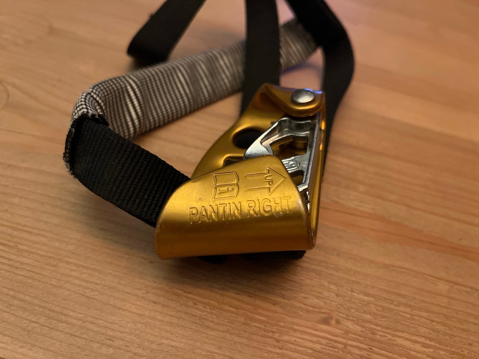 Petzl Pantin Right - Z.g.a.n. voetklem voor klimsport, Ophalen of Verzenden, Zo goed als nieuw, Klimsport-accessoire
