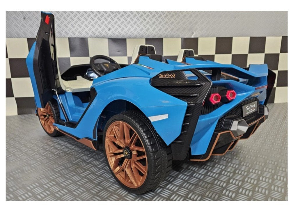 Elektrische kinder accu auto met vleugeldeuren 24volt 2 pers, Ophalen, Nieuw