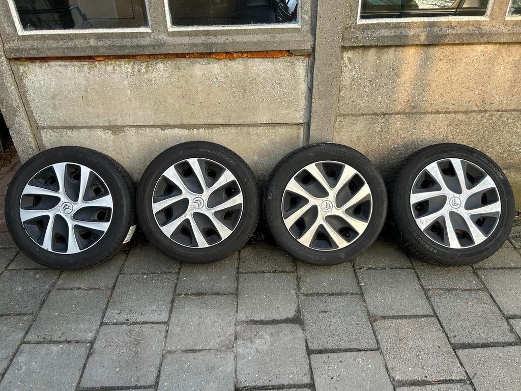 Citroen DS3 Hankook zomerbanden 195/55/16 6mm profiel, Auto-onderdelen, Banden en Velgen, Ophalen, 16 inch, Band(en), 195 mm