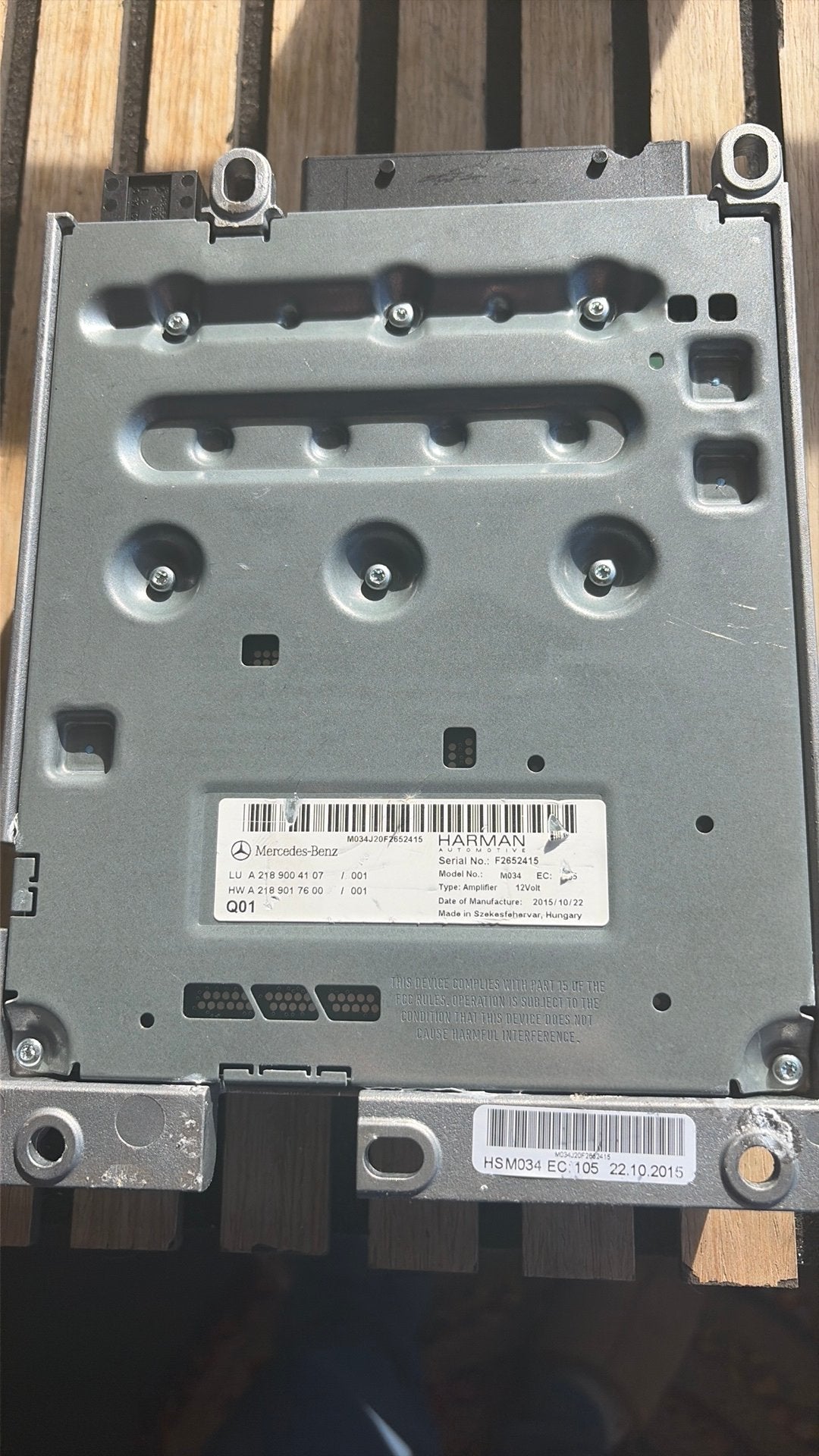 Mercedes Harman Becker Audio Versterker NTG5 – A2189004107, Ophalen of Verzenden