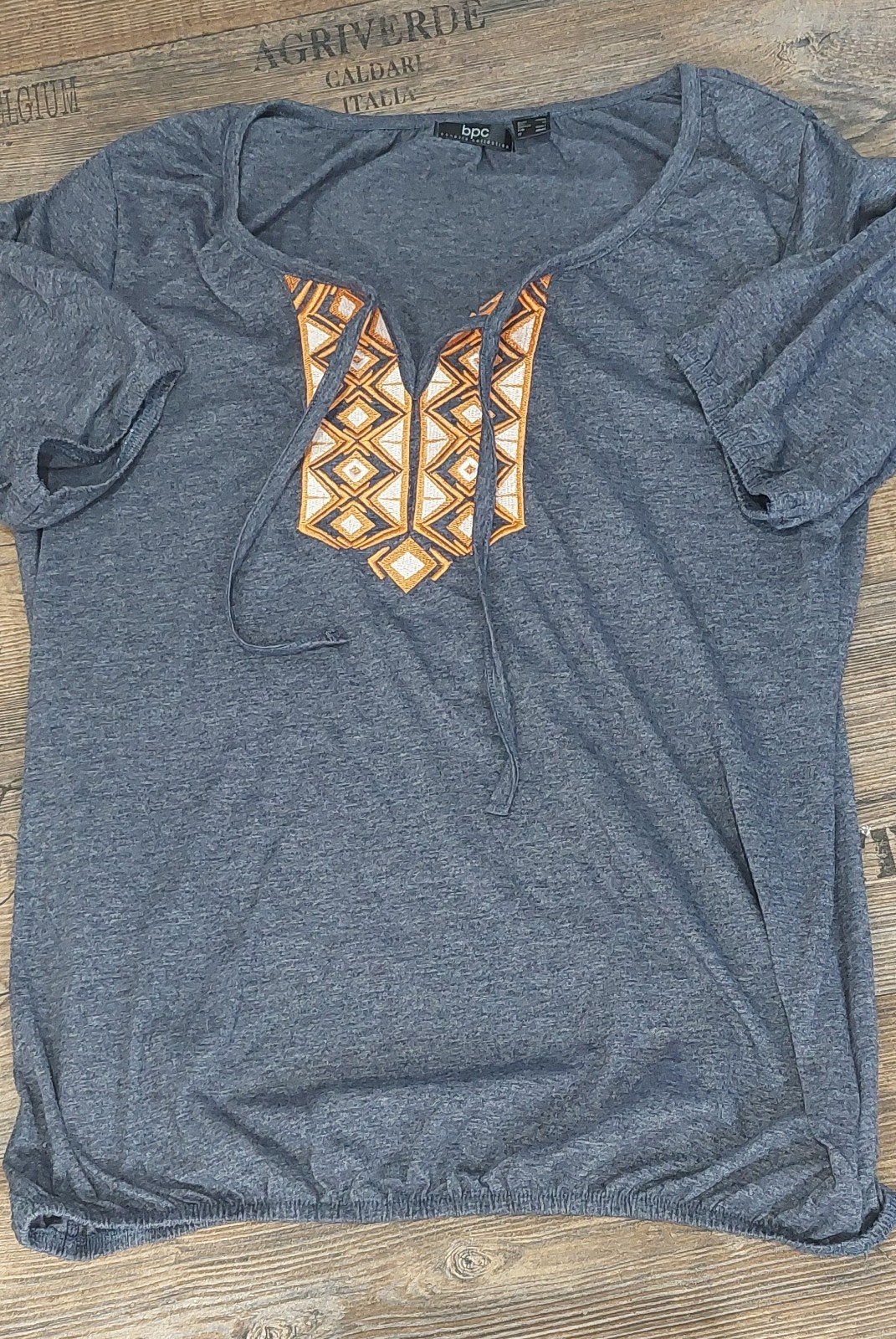 BPC Bonprix Collection shirt met borduursel, maat M, Maat 38/40 (M), BPC Bonprix Collection, Ophalen of Verzenden, Zo goed als nieuw