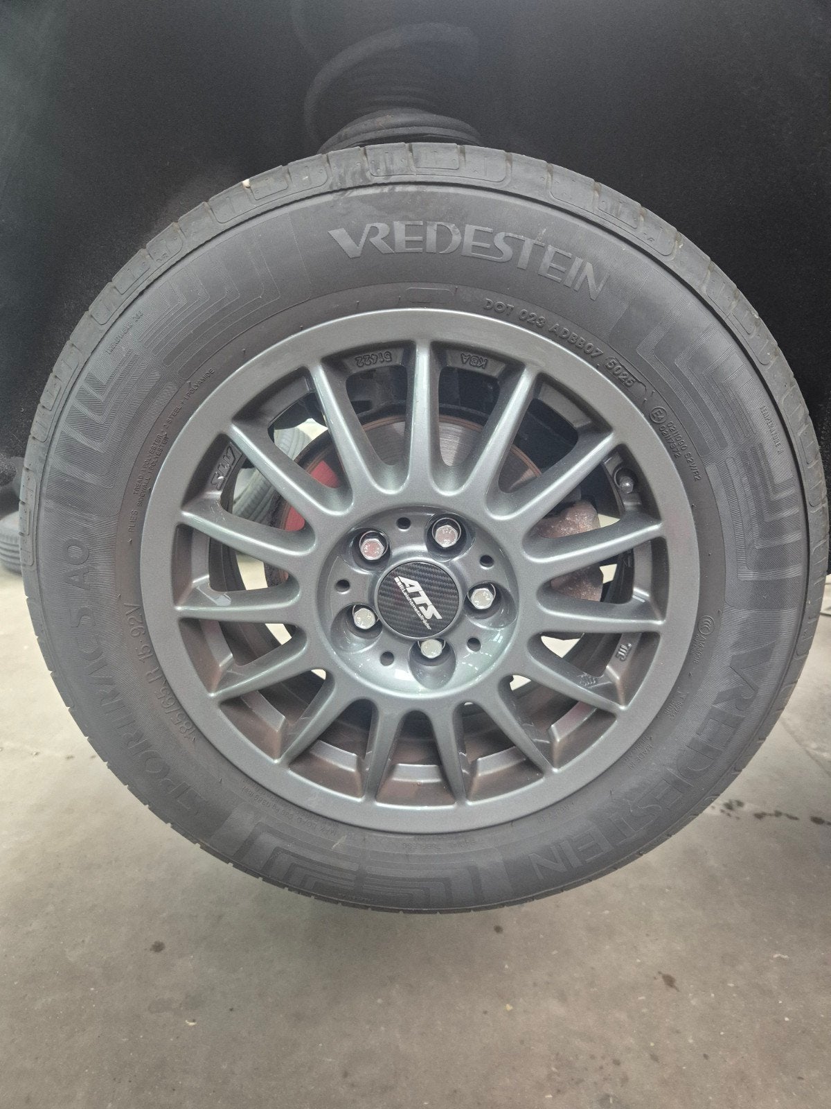 Antraciete velgen 15inch 5x98 incl banden nieuw zonderschade, Ophalen, 15 inch, Banden en Velgen, Nieuw
