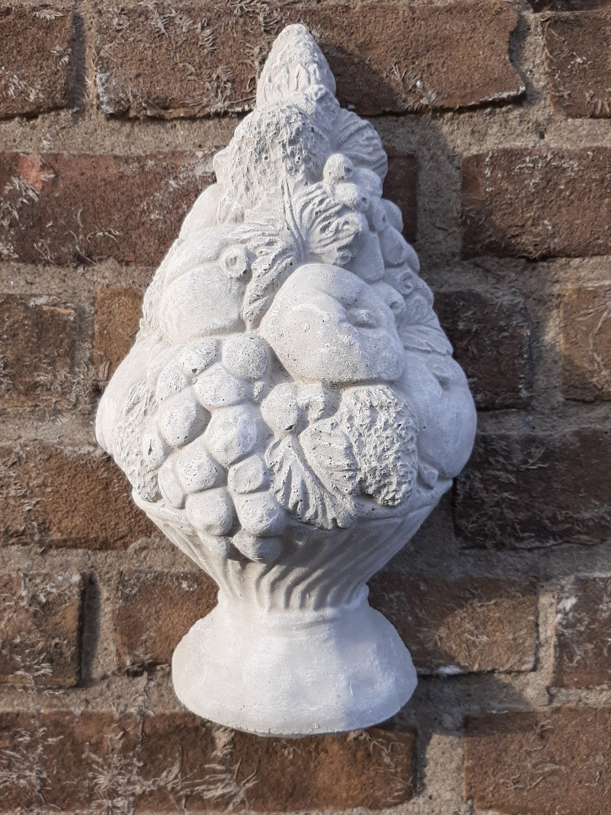 Fruit wanddecoratie betonnen beeld tuinbeeld beton, Tuin en Terras, Ophalen of Verzenden