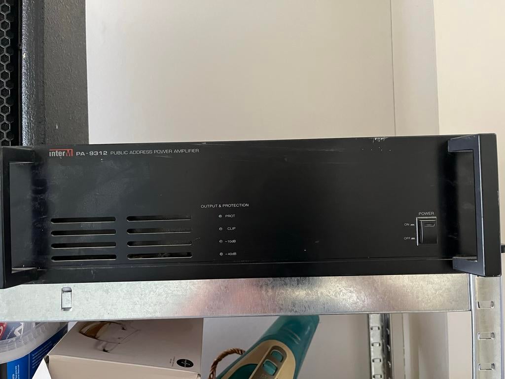 InterM PA-9312 Public Address Eindversterker, 120 watt of meer, Ophalen, Overige merken, Gebruikt