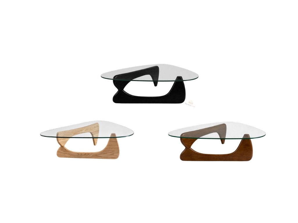 Noguchi Salontafels ACTIE! - Kleuren Hout - Glas - Nieuw, Info@meubelcasa.nl, 50 tot 100 cm, 100 tot 150 cm, MeubelCasa