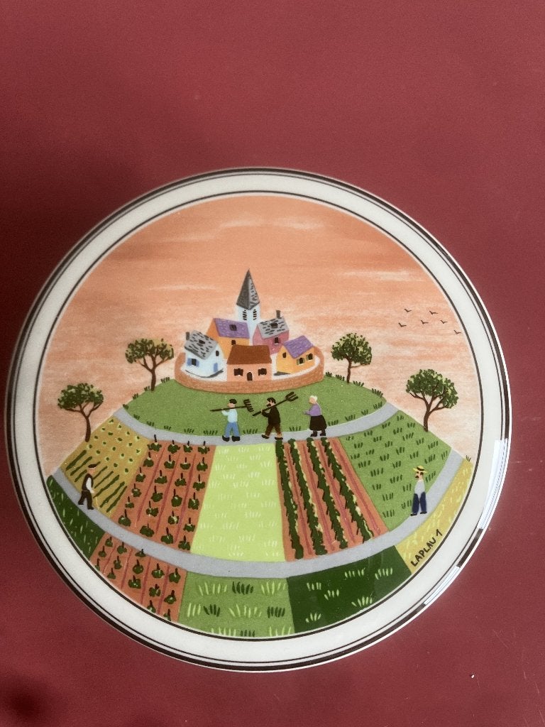 Porseleinen doos, Bonbonniere Villeroy en Boch Design Naif, Overige typen, Ophalen of Verzenden, Zo goed als nieuw, Overige stijlen