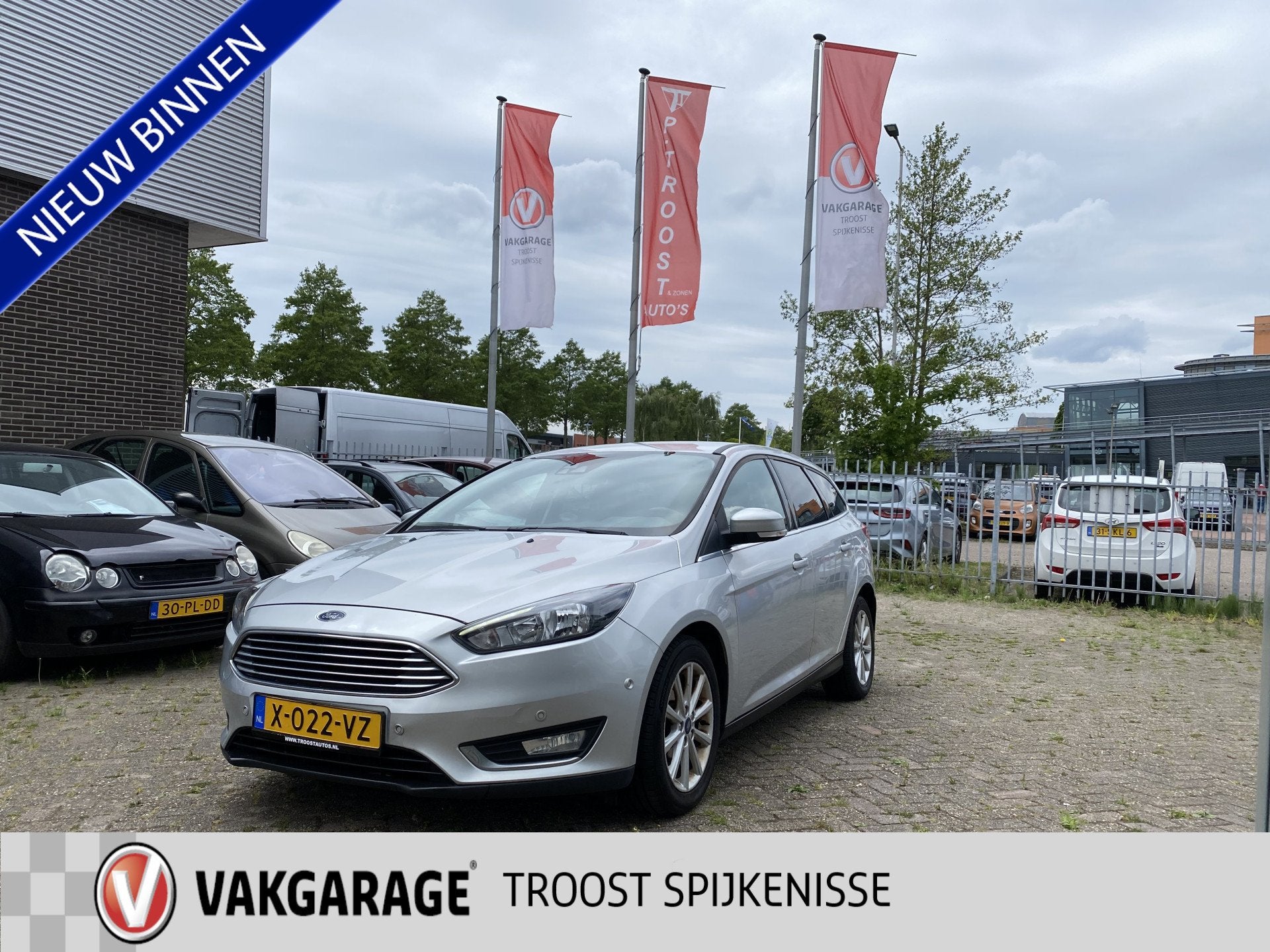Ford FOCUS Wagon 1.0 ST-Line,APK T/M 30-08-2026,Navigatie,Ac, Auto's, Stof, Gebruikt, Euro 6, 14 km/l