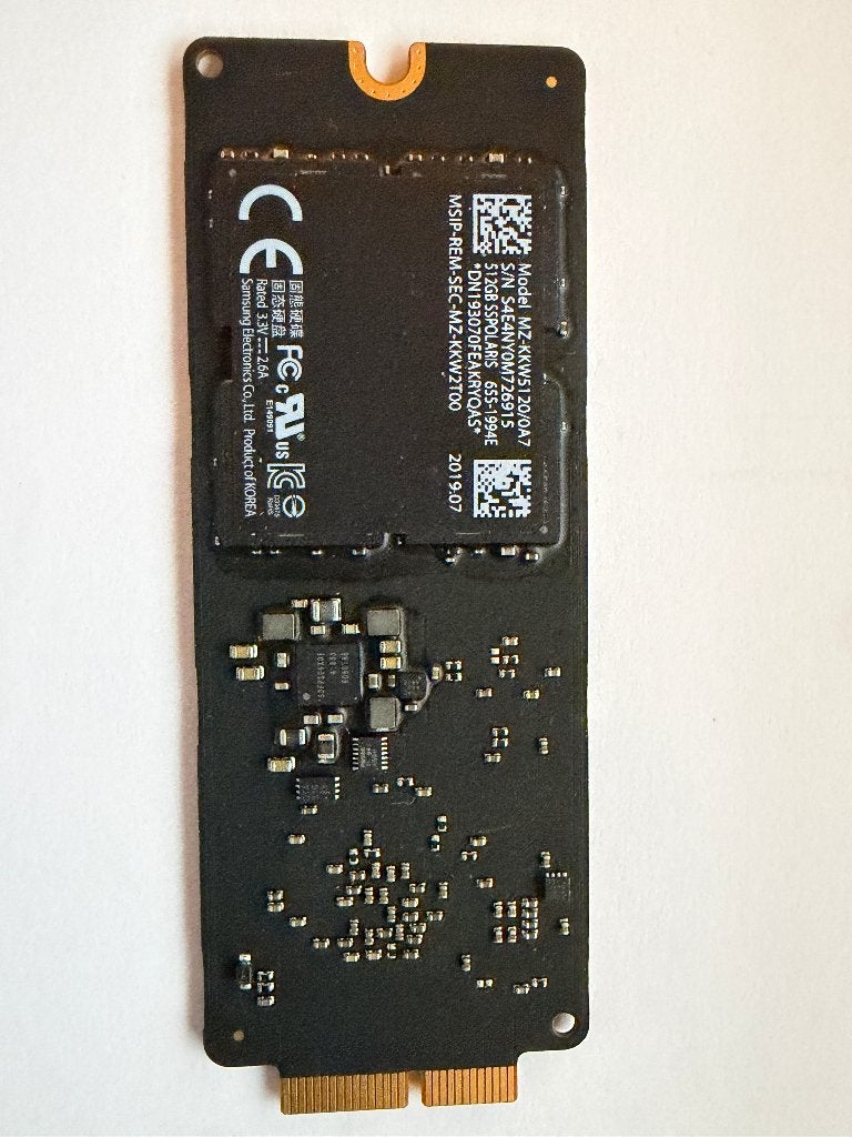Samsung MZ-KWW5120/A7 -  NVMe SSD 512GB voor MAC, Computers en Software, Intern, Ophalen of Verzenden, Zo goed als nieuw, Samsung