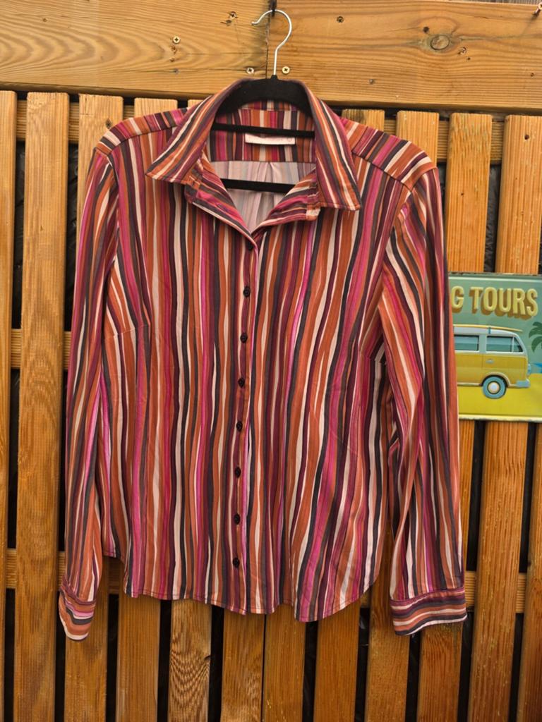STUDIO ANNELOES Prachtige blouse van travelstof maat L, Ophalen of Verzenden, Zo goed als nieuw, Maat 38/40 (M)