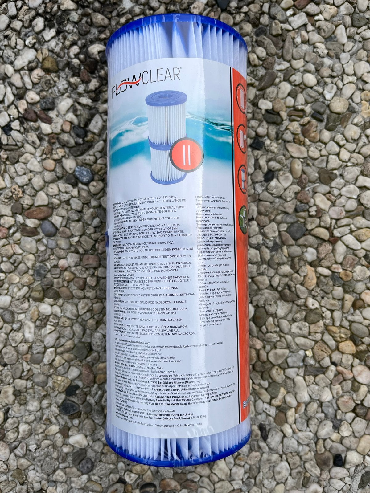 Zwembad Flowclear filter en PH Plus poeder, Tuin en Terras, Zwembad-toebehoren, Ophalen, Nieuw, Filter