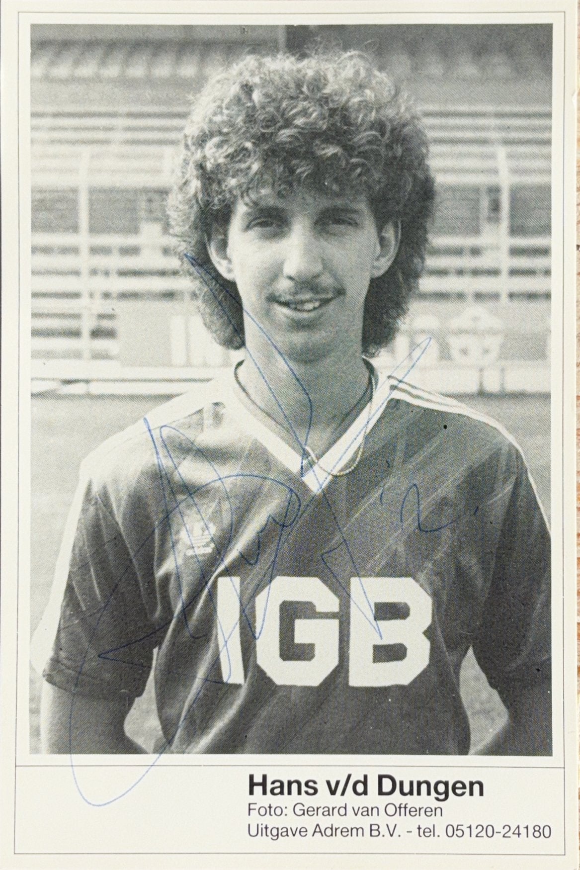 Spelerskaart Hans vd Dungen - NAC Breda - seizoen 1987/1988, Ophalen of Verzenden, Gebruikt, NAC Breda, Spelerskaart