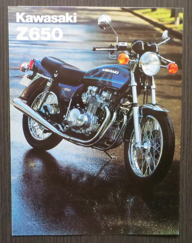 Folder Kawasaki Z650-B2 - 1978 - 6 blz (Nederlands), Motoren, Handleidingen en Instructieboekjes, Verzenden, Kawasaki