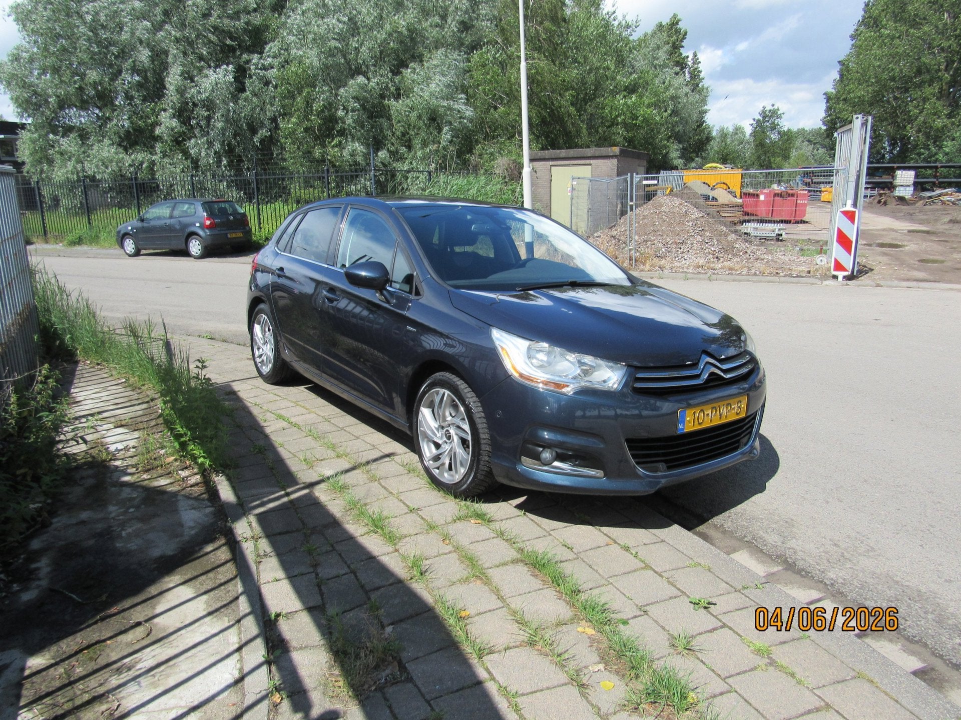 Citroen C4 1.6 THP Exclusive EGSautomaat,massage stoelen,air, Auto's, Citroën, Euro 5, Gebruikt, Blauw, Origineel Nederlands