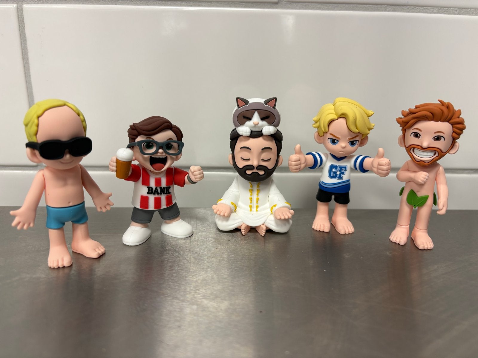 Bankzitters x Domino’s poppetjes - Complete set, Ophalen of Verzenden, Nieuw