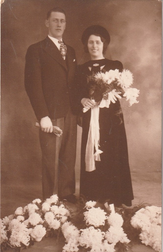fotokaart  -  koppel, Verzenden, Voor 1940, Zo goed als nieuw