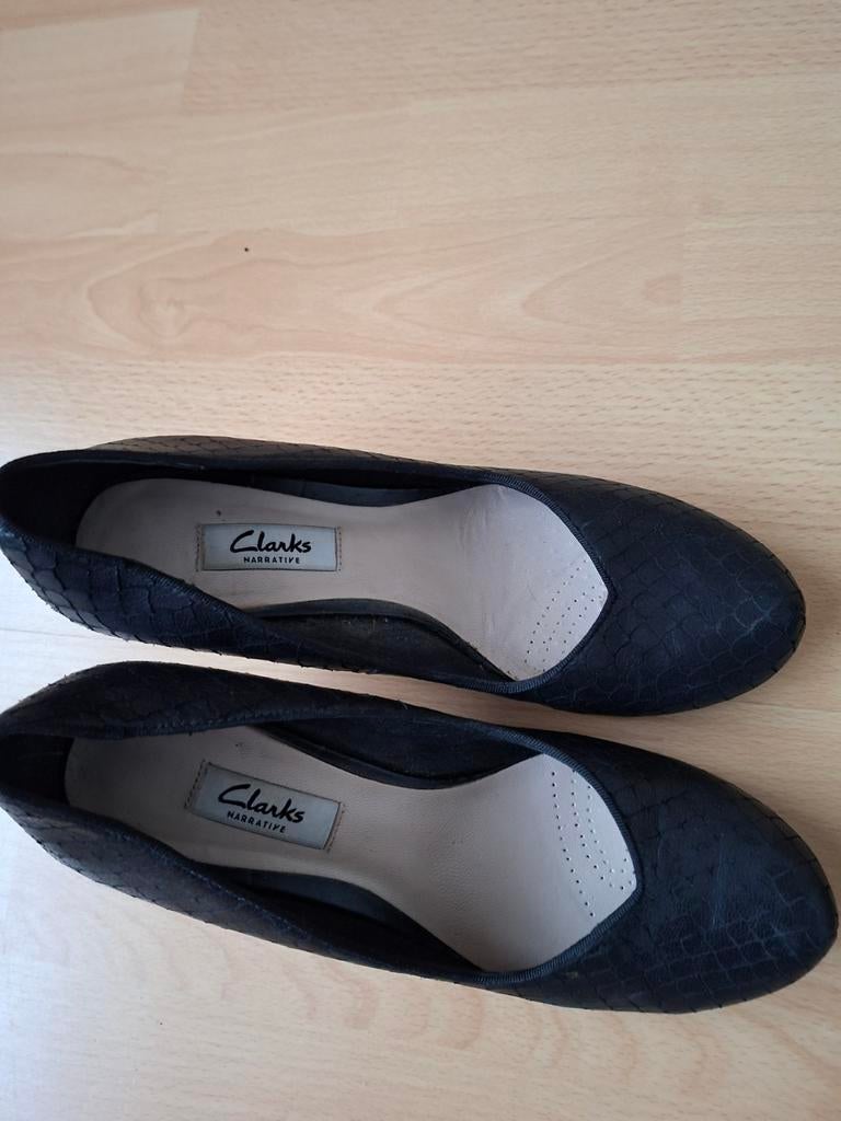 Clarks damespumps, Pumps, Zwart, Ophalen of Verzenden, Zo goed als nieuw