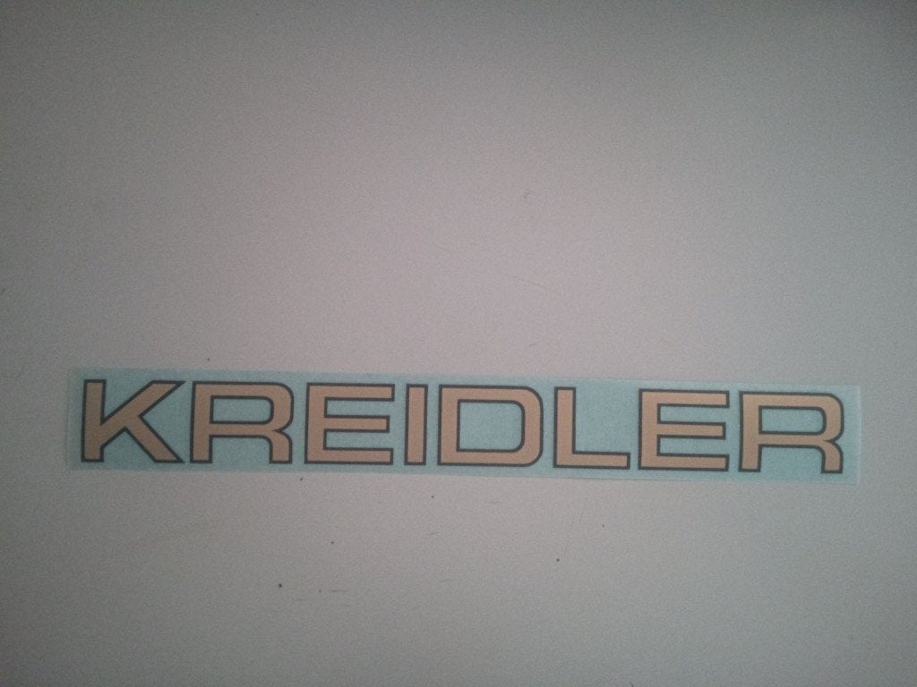3 soorten Kreidler tank stickers stickers, Fietsen en Brommers, Ophalen of Verzenden, Nieuw, Overige typen