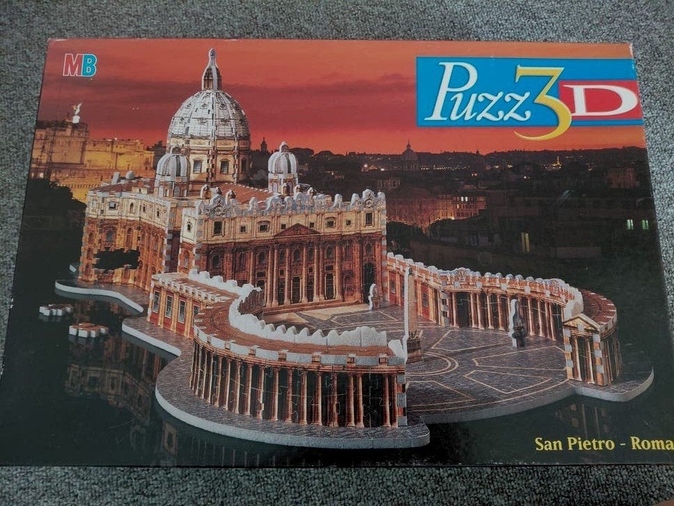 3D puzzel MB Sint Pieter Vaticaan Rome, Ophalen of Verzenden