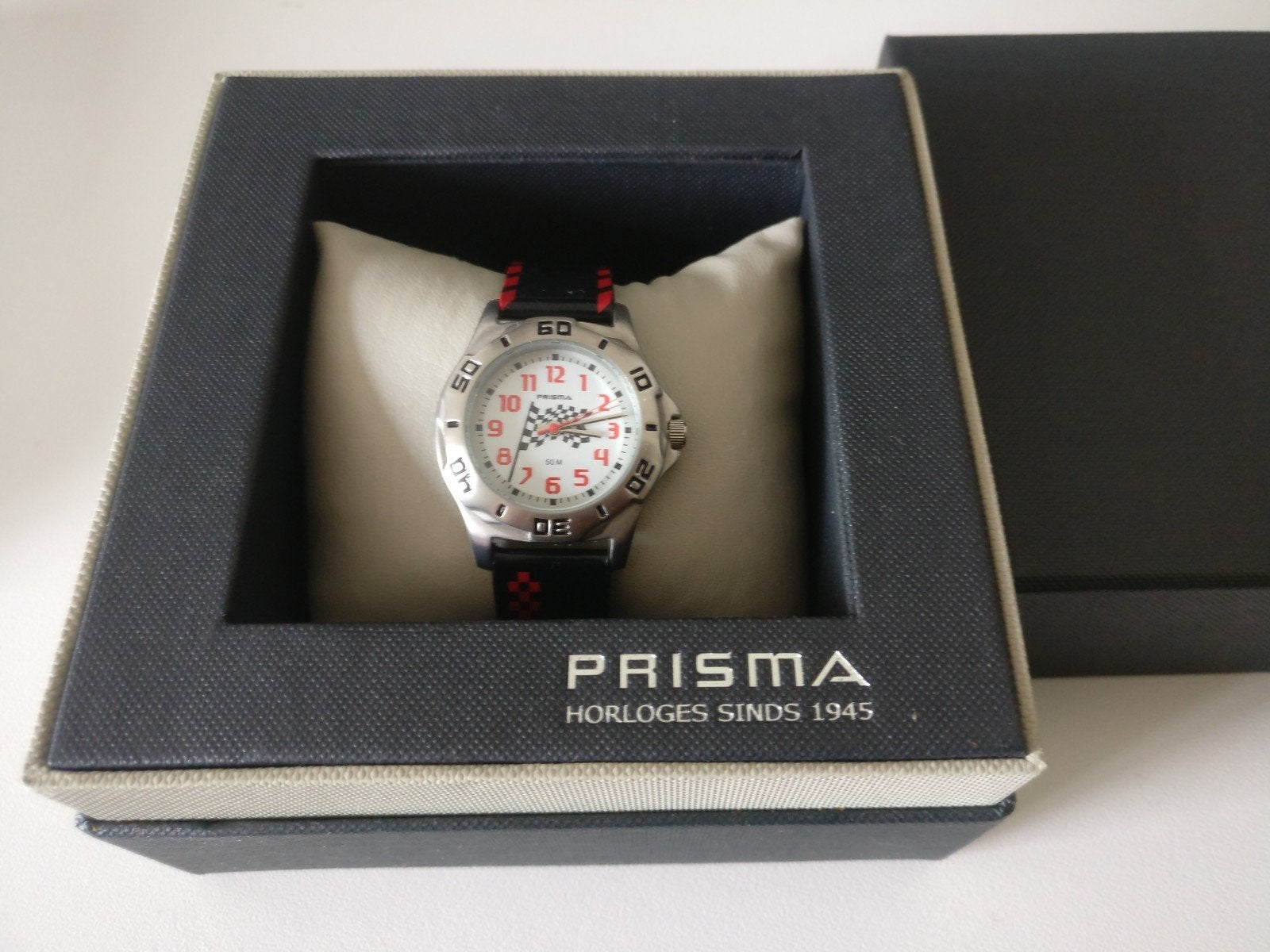Prisma kinderhorloge ongebruikt, Ophalen of Verzenden, Nieuw, Zwart, Jongen of Meisje