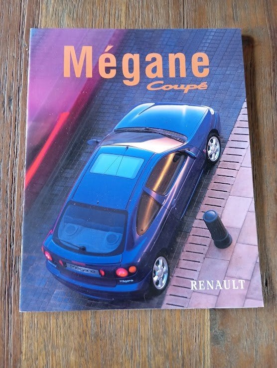 Renault Megane Coupe + Prijslijst 1 / 1998 28 pag., Verzenden, Zo goed als nieuw, Renault