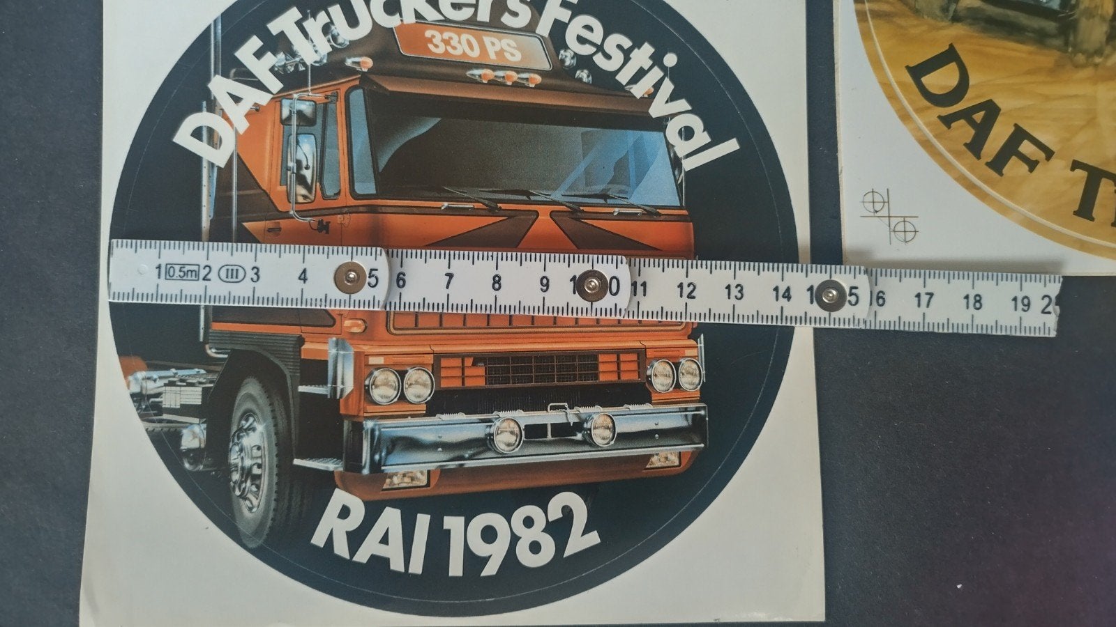 Daf Dakar 3300 Stickers Vintage Pol, Verzamelen, Verzenden, Nieuw, Auto of Motor