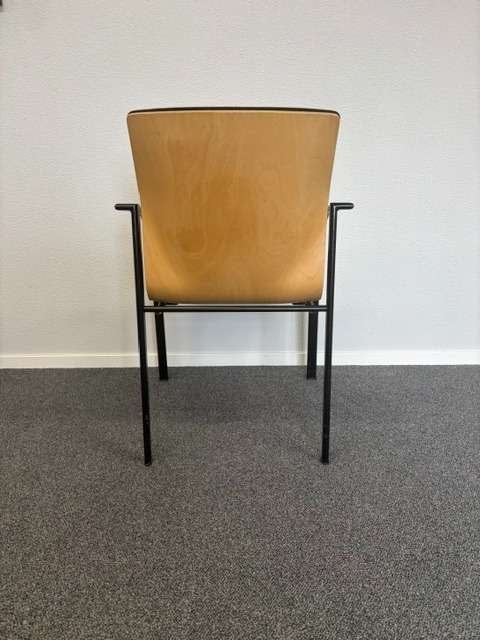 Vergaderstoelen Kembo Kion zwart (stof grof) meerdere op VR!, Niet ingevuld, Gebruikt, Zwart, Niet ingevuld