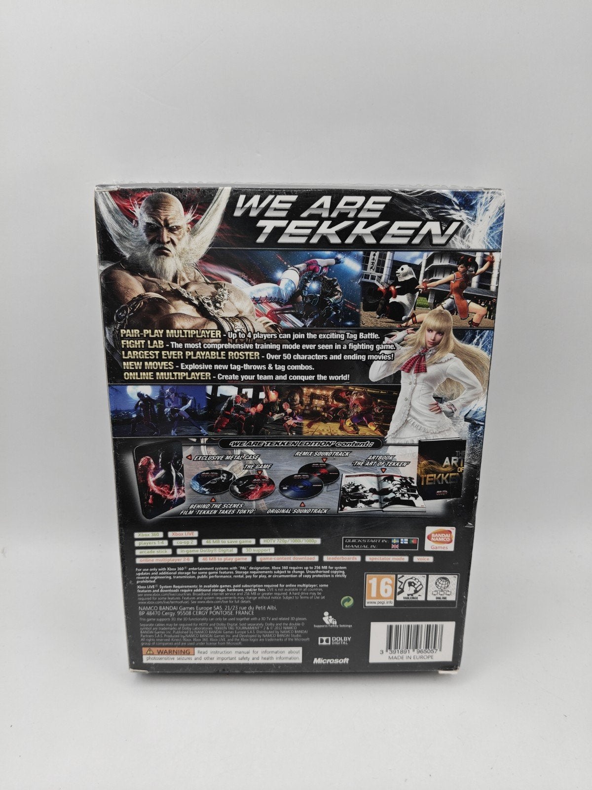 Tekken Tag Tournament 2 We Are Tekken Edition Xbox 360 SEAL, Spelcomputers en Games, Info@bandainamcoent.eu, Vechten, Ophalen of Verzenden