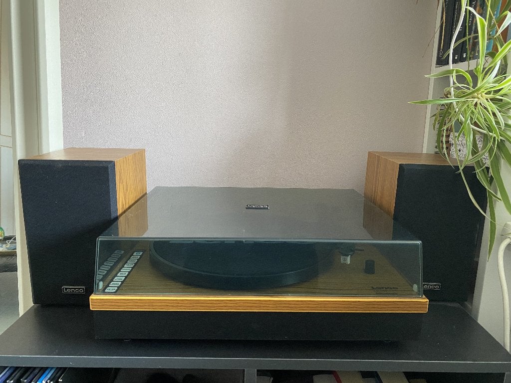 Lenco LS-300 platenspeler met 2 speakers – zeer goede staat, Audio, Tv en Foto, Ophalen, Zo goed als nieuw, Platenspeler, Overige merken