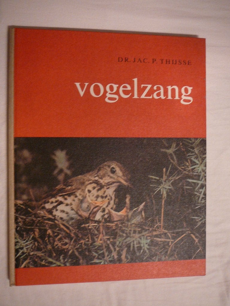 Dr. Jac P. Thijsse, vogelzang, Boeken, Ophalen of Verzenden, Gelezen