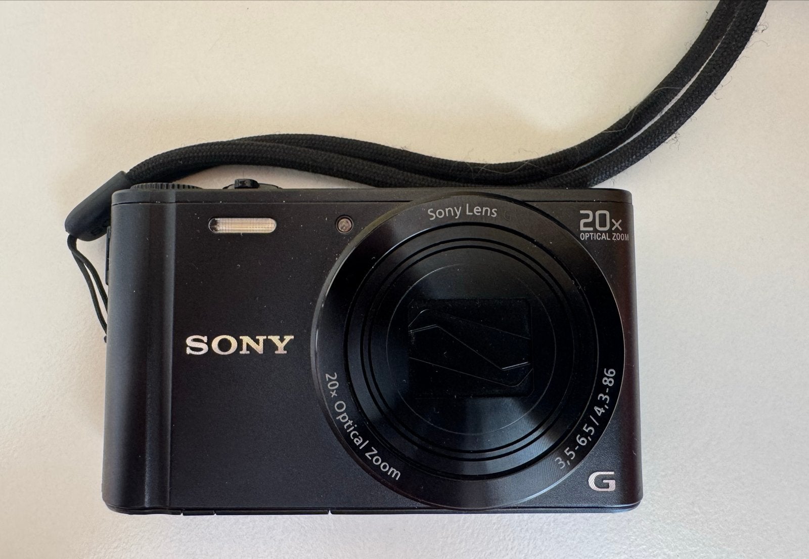 Sony Cyber-shot DSC-WX300 Compactcamera met 20x optische zoo, Audio, Tv en Foto, Fotocamera's Digitaal, Ophalen, Zo goed als nieuw
