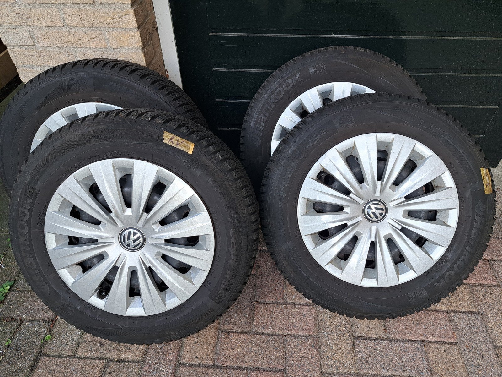 VW Golf Winterbanden 195/65R15, Ophalen, Gebruikt, 15 inch, Winterbanden