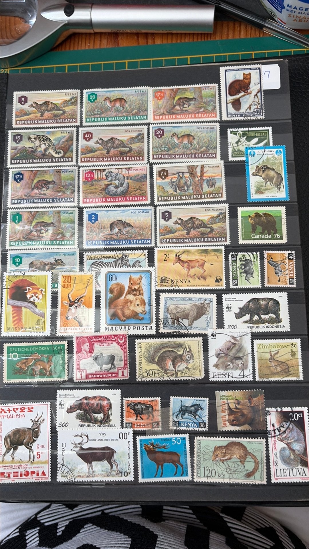 Mooie postzegels dieren Z17, Verzenden, Dier of Natuur