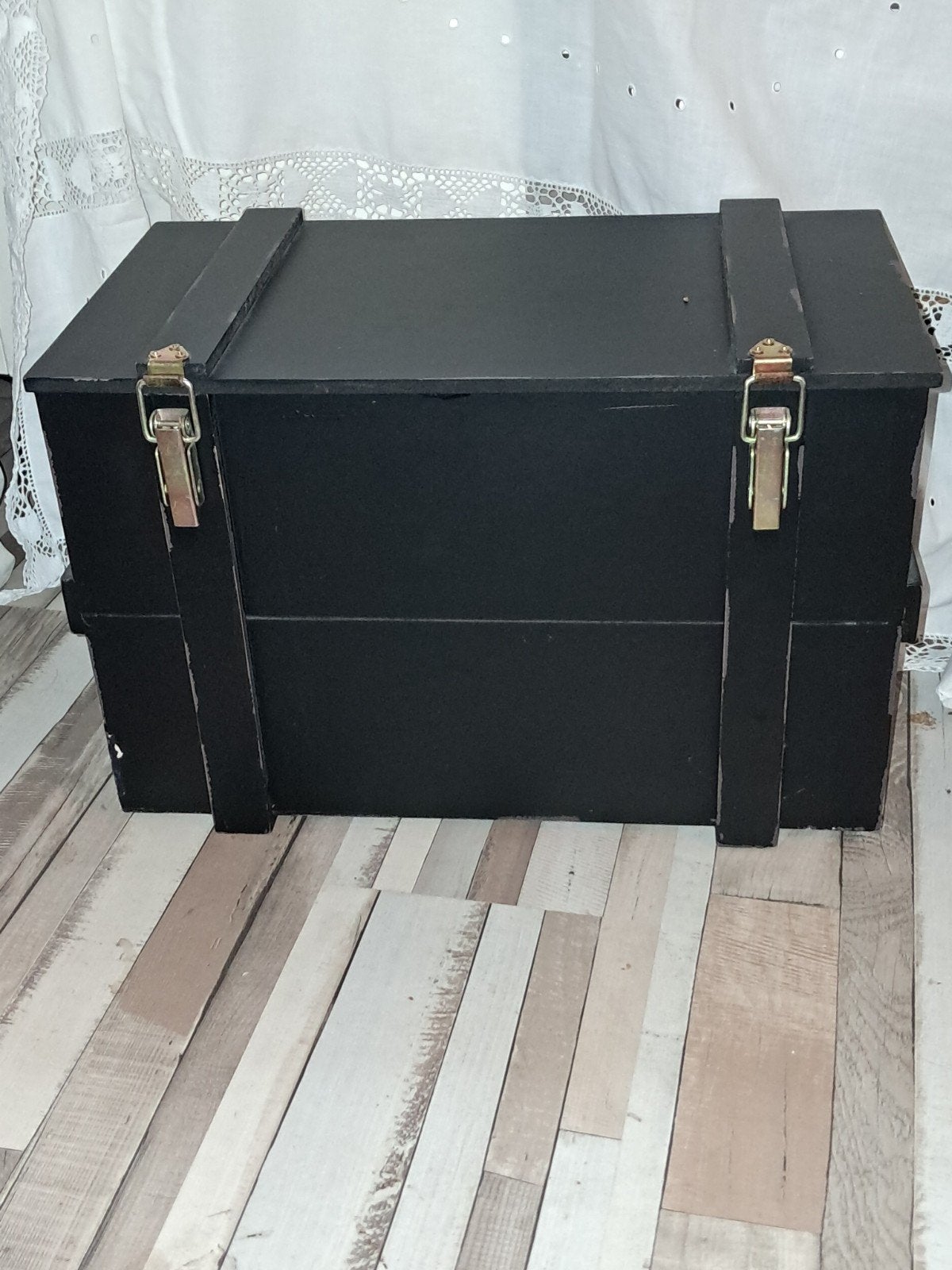 Stoere kist, Huis en Inrichting, Woonaccessoires | Kisten, Ophalen, 50 tot 100 cm, Minder dan 50 cm