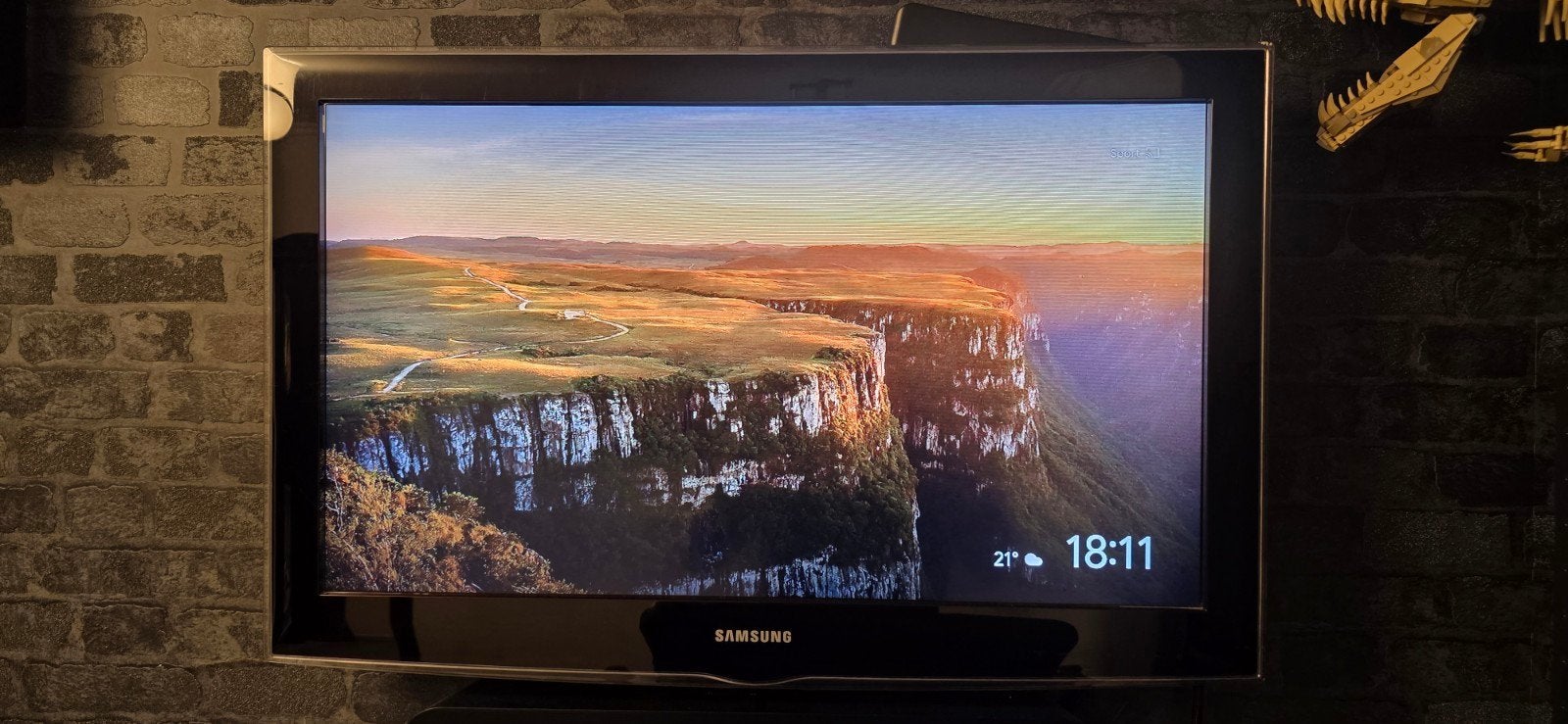 32 inch Samsung TV met Vogel's muurbeugel, Ophalen, 50 Hz, Samsung