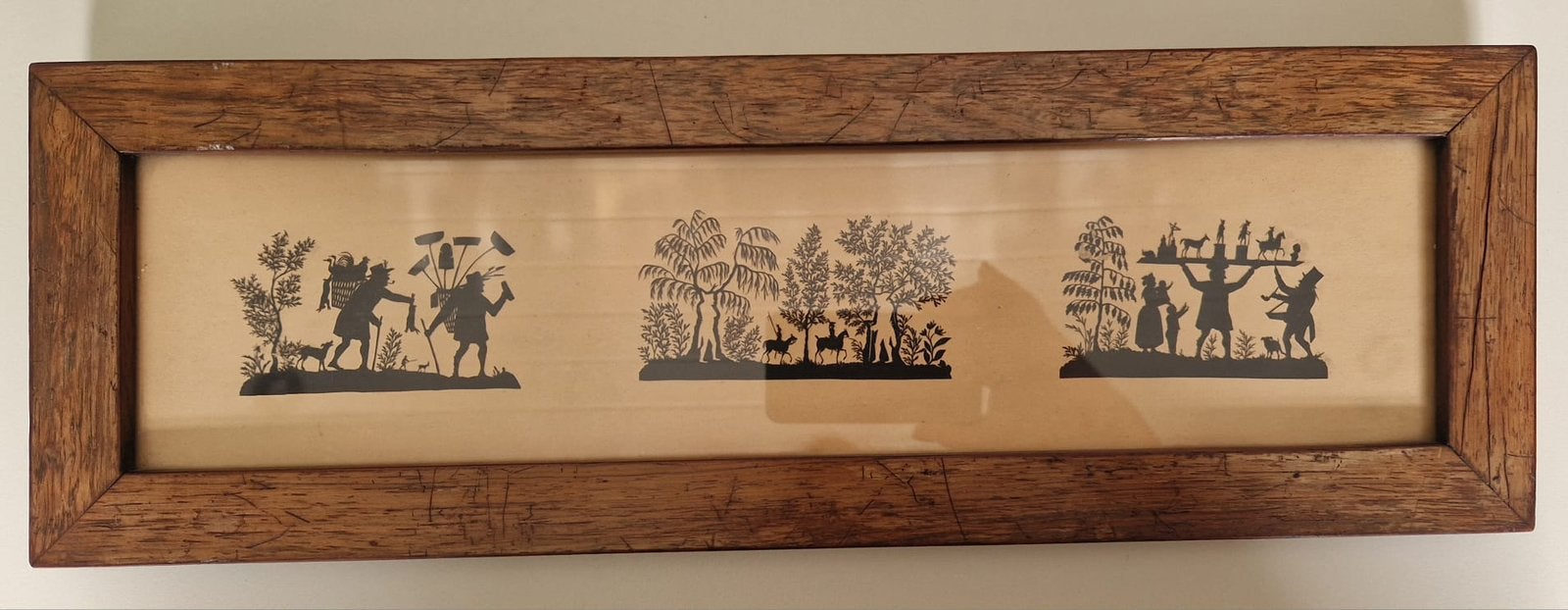 Antieke Papierknipkunst (Scherenschnitt), Ophalen of Verzenden