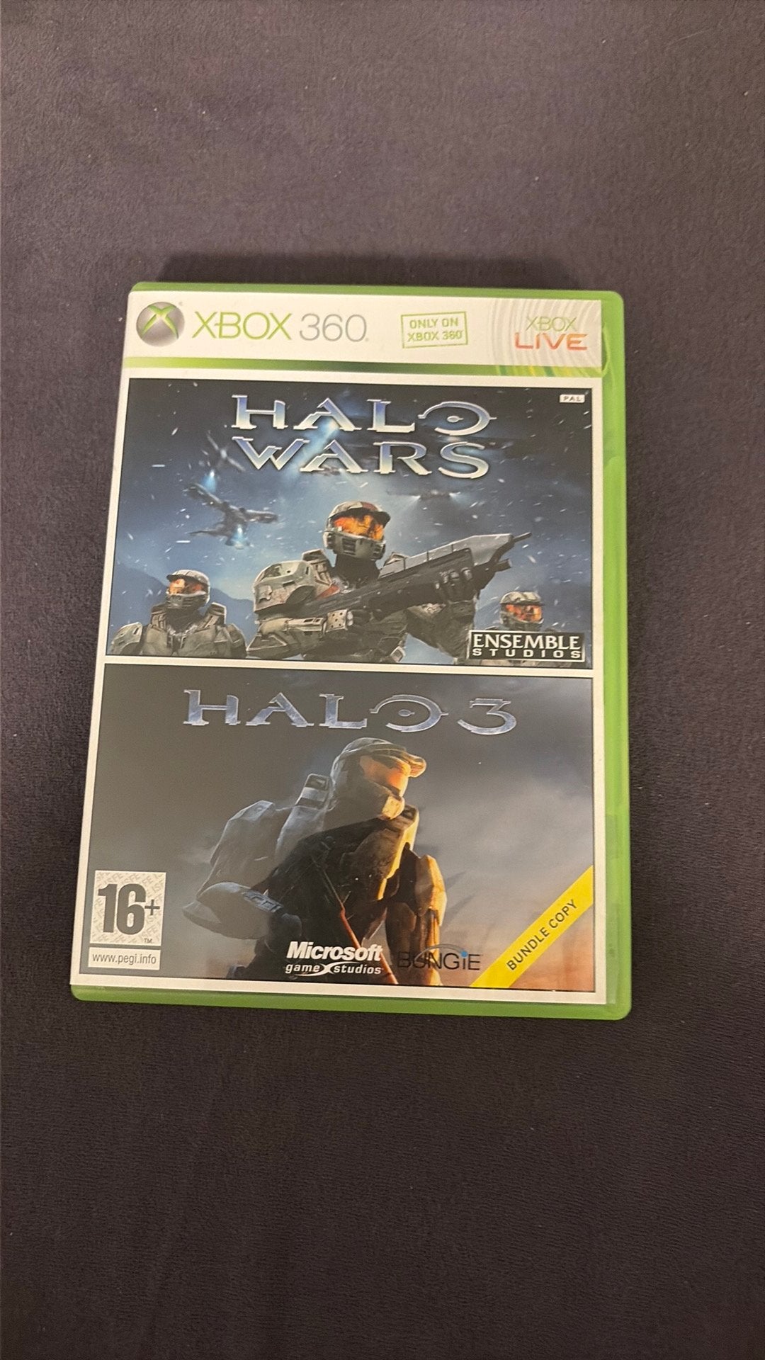 XBOX 360 Halo Wars & Halo 3, Spelcomputers en Games, Games | Xbox 360, Shooter, Ophalen of Verzenden, Zo goed als nieuw, 3 spelers of meer