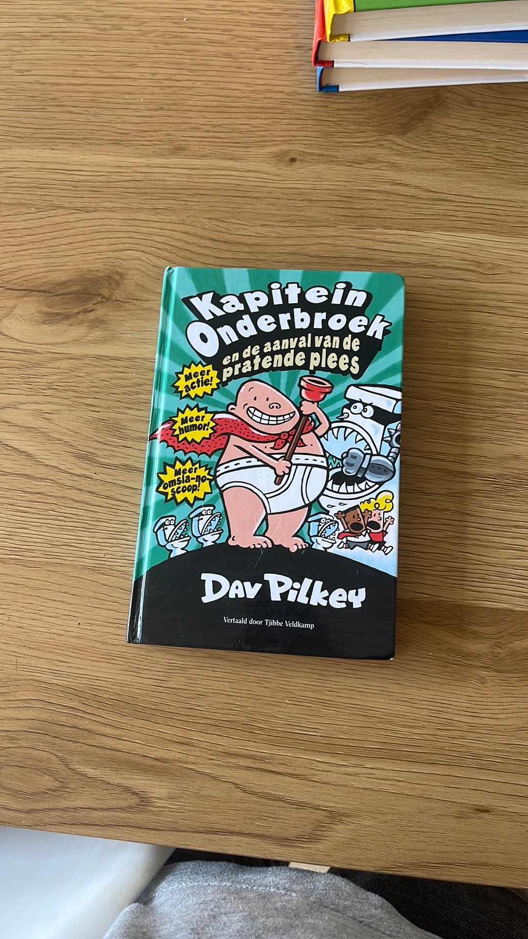 Kapitein onderbroek  en de aanval van de pratende plees, Ophalen of Verzenden, Zo goed als nieuw, Cartoons
