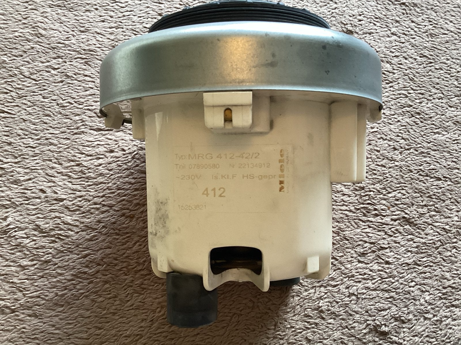 Miele MRG 412-42/2 Stofzuigermotor komt uit C2. 5000 serie., Ophalen of Verzenden, Gebruikt