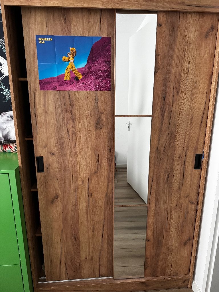 Kledingkast Jøsk, Met deur(en), 150 tot 200 cm, Teakhout, Scandinavisch