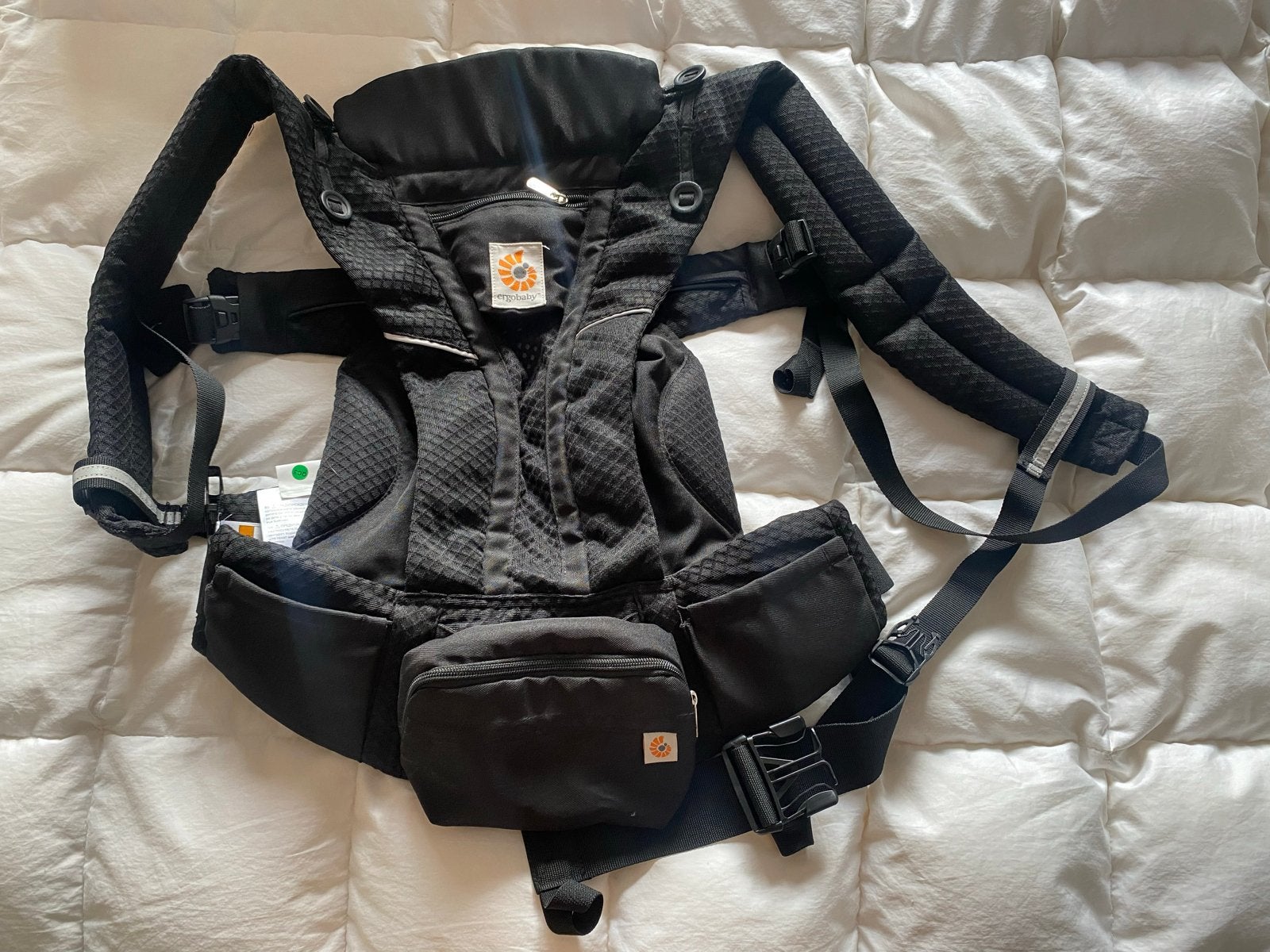 Ergobaby Omni Breeze Draagzak - Zo goed als nieuw, Ophalen, Zo goed als nieuw, Buik, Rug of Zij, Draagzak