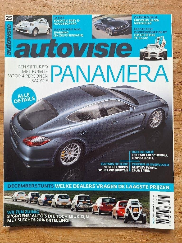 Autovisie 25 2008 zie foto 2 voor inhoudsopgave Donkervoort, Gelezen, Algemeen, Ophalen of Verzenden, Autovisie