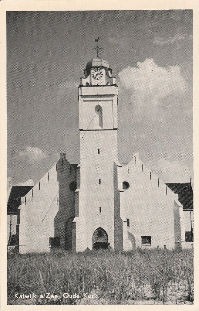katwijk- oude kerk, Ophalen of Verzenden, Voor 1920, Zuid-Holland