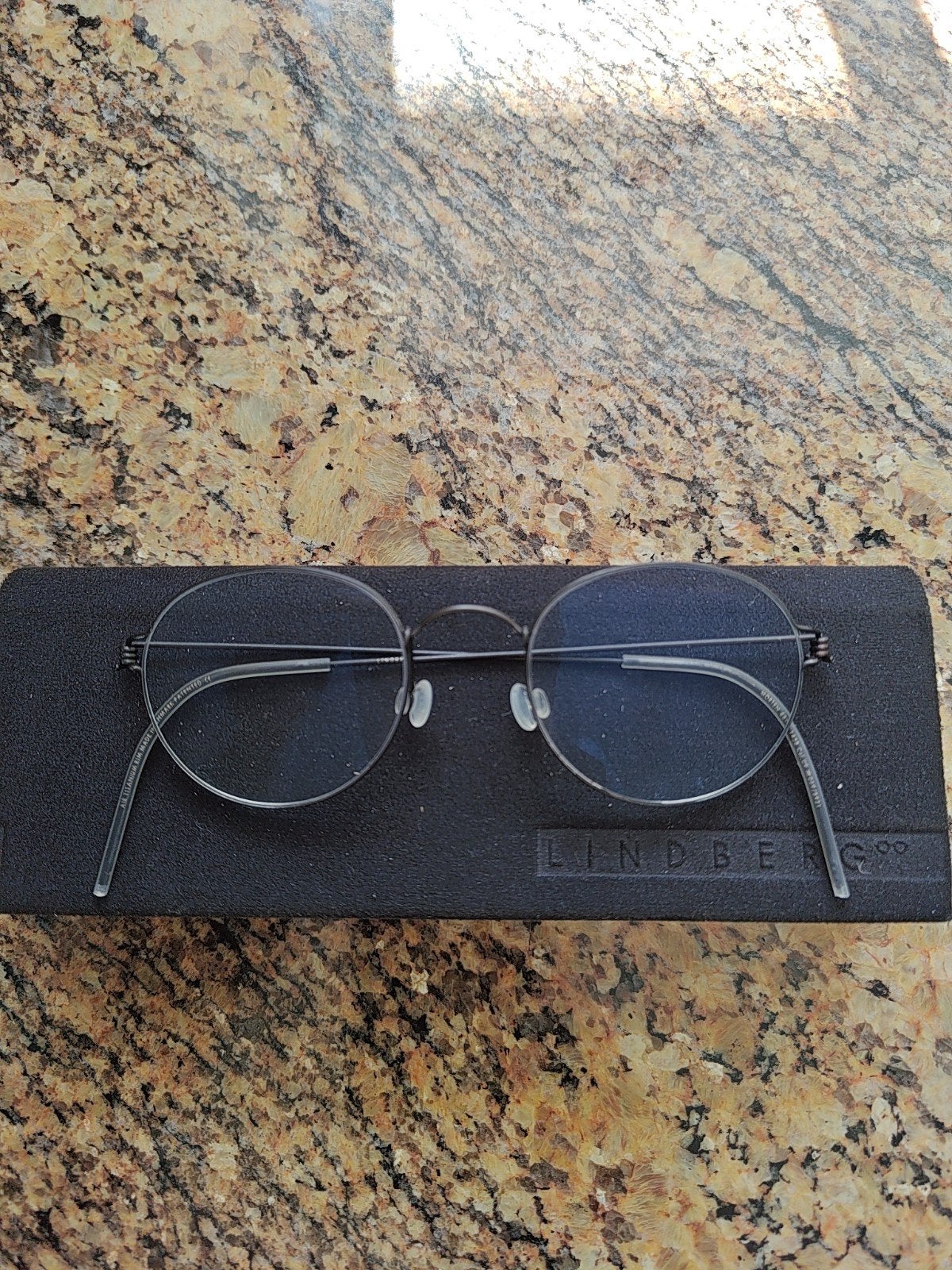 Lindberg Morton bril met etui en extra neuspads ZGAN, Overige merken, Zwart, Ophalen of Verzenden, Zo goed als nieuw