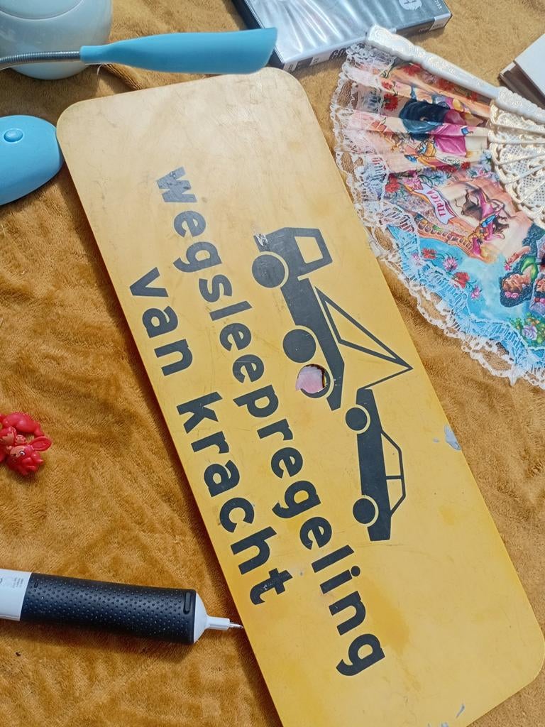 Wegsleepregeling van kracht bord, Ophalen of Verzenden